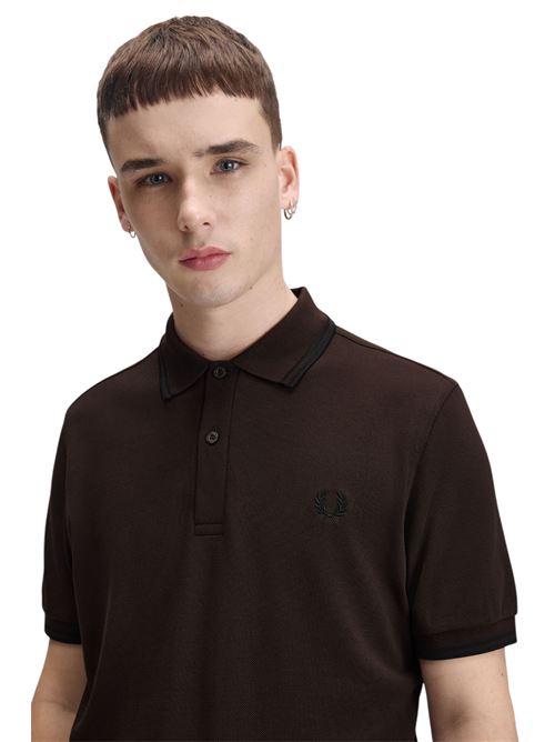 M360086C MARRONE FRED PERRY | M360086C MARRONE